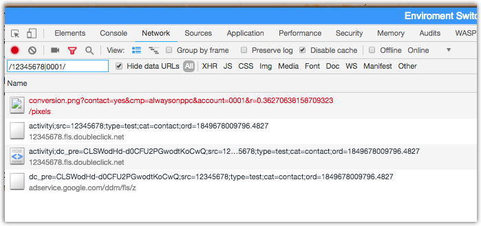 chrome developer tools
